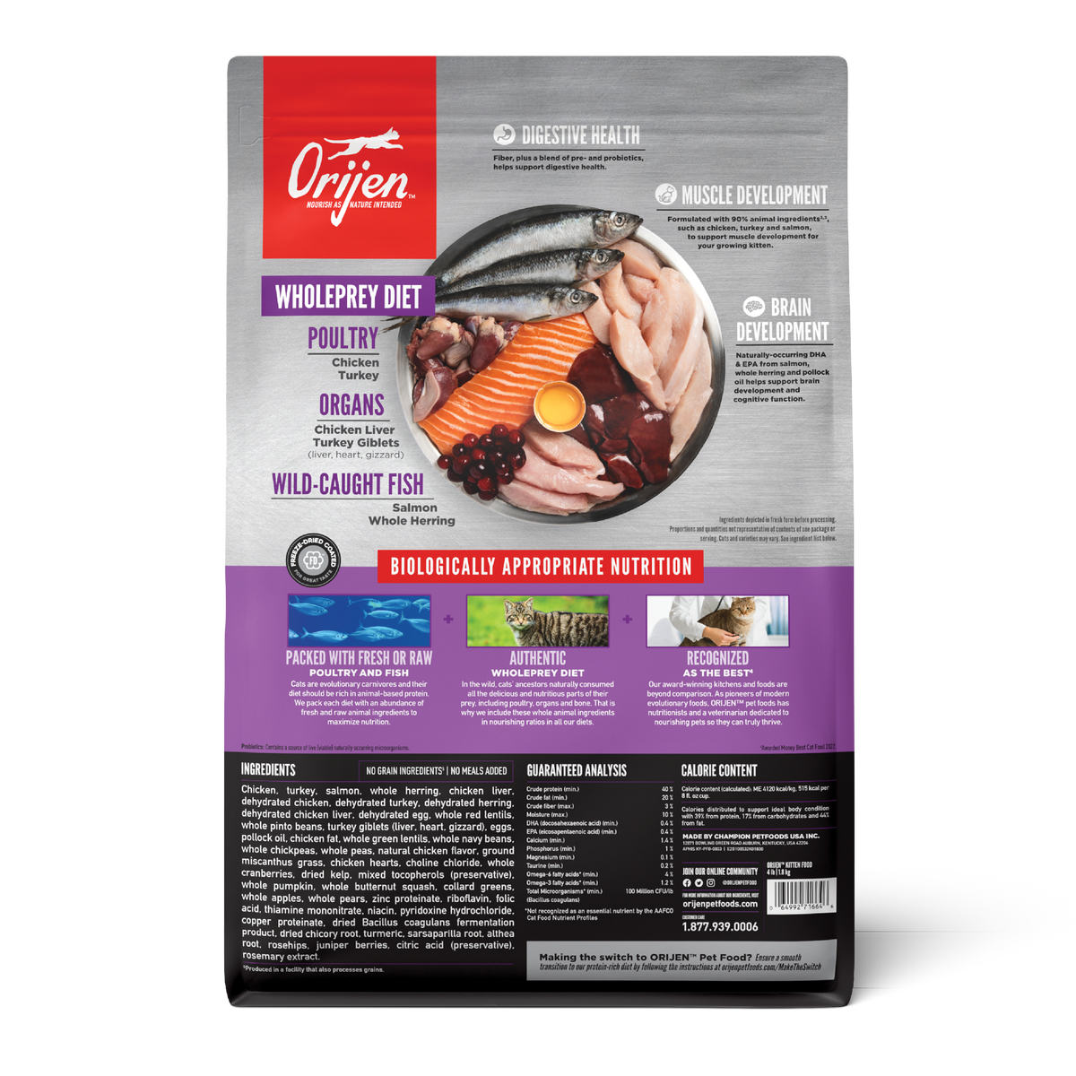 ORIJEN Kitten Formula: Healthy Dry Food for Kittens | ORIJEN